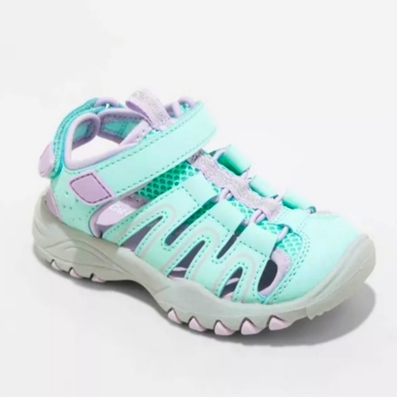 Toddler Afton Aqua Hiking sz 10 Sandals Cat & Jack - Picture 1 of 5